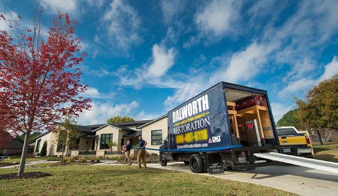 Dalworth Restoration service van