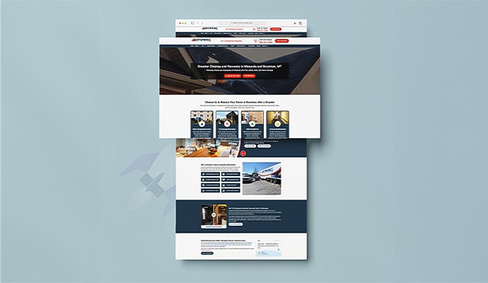 Dayspring Restoration website preview